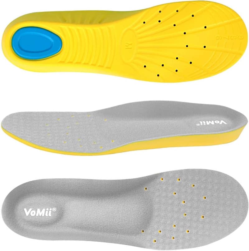 Memory Foam Insoles for High Arch Support & Plantar Fasciitis Relief