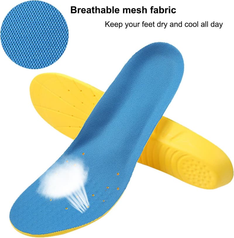 Memory Foam Orthotic Insoles for Men and Women