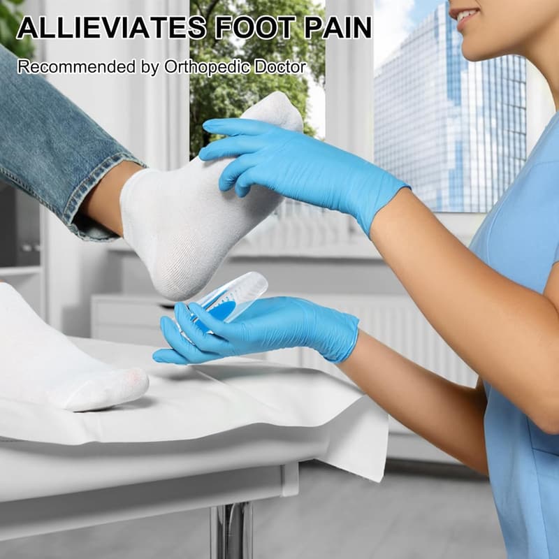 Gel Heel Pads – 8 Pack for Achilles & Plantar Fasciitis Relief