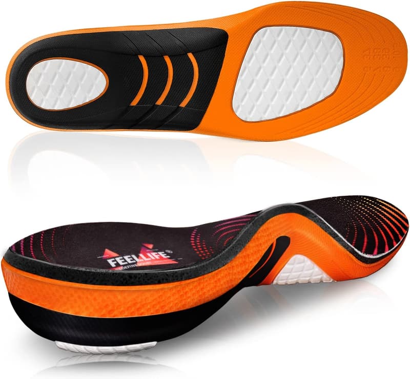 Plantar Fasciitis Relief Insoles with Arch Support for Men/Women