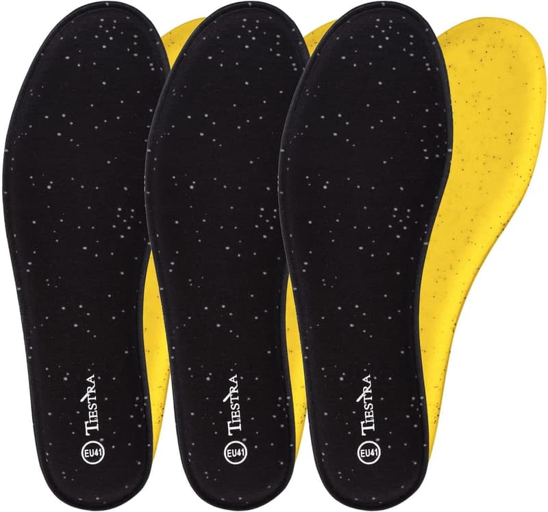 Memory Foam Shoe Inserts - 3 Pair for Men, Comfort & Pain Relief
