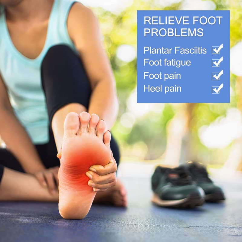Memory Foam Shoe Inserts - 3 Pair for Men, Comfort & Pain Relief