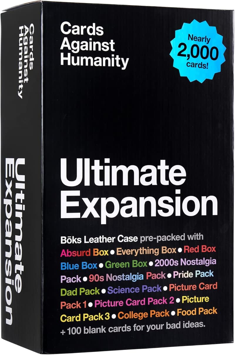 Cards Against Humanity Ultimate Expansion: 2,000 Cards in Storage Case