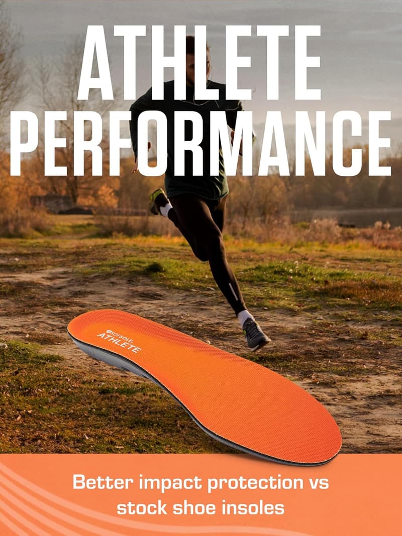 Men's Performance Gel Insoles - Sof Sole ATHLETE Full-Length