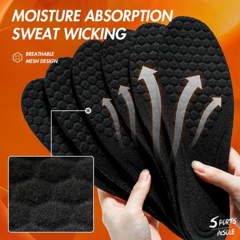 Premium Comfort Insoles for Men - Shock Absorbing Cushions