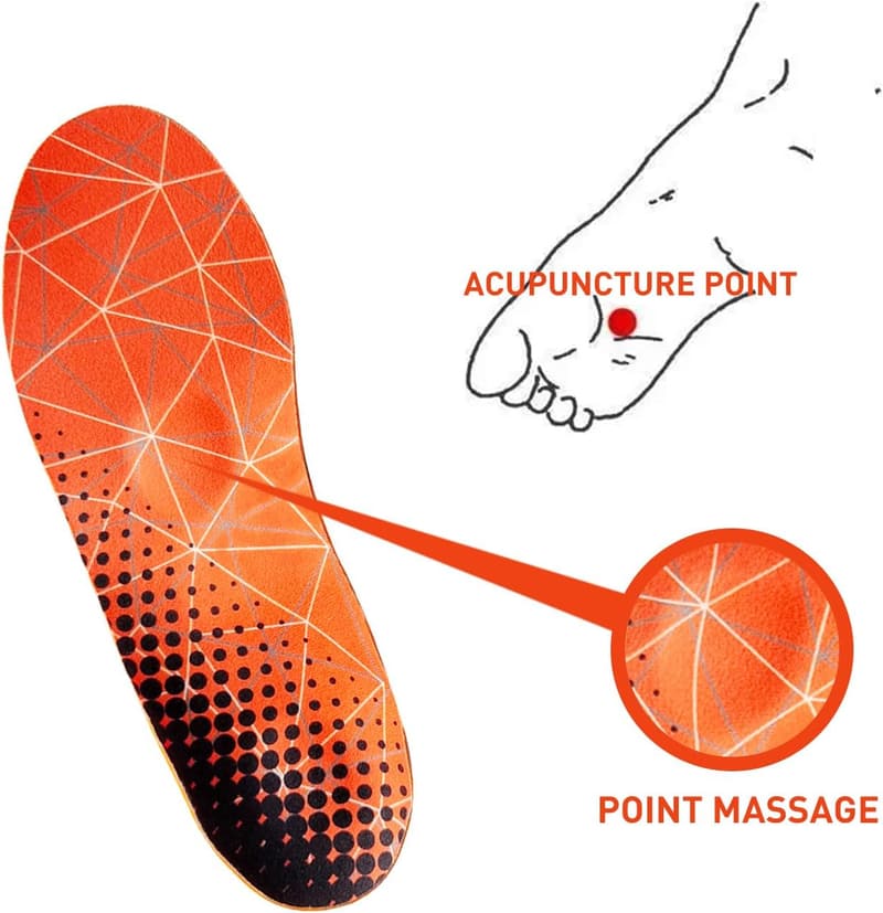 Arch Support Insoles for Hey Dude Shoes - Shock Absorbing Replacement