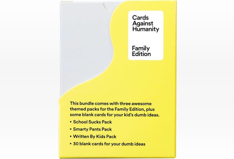 Family Edition Cards Against Humanity: Class Clown Bundle with 30 Blank Cards