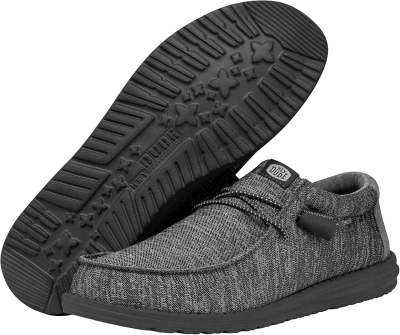 Men's Lightweight Slip-On Loafers - Hey Dude Wally Sport Knit