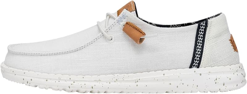 Hey Dude Women's Wendy Washed Canvas Loafers - Comfortable & Lightweight