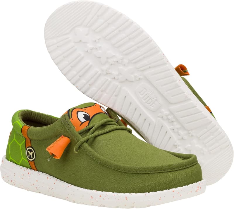 TMNT HEYDUDE Wally Funk Casual Shoes