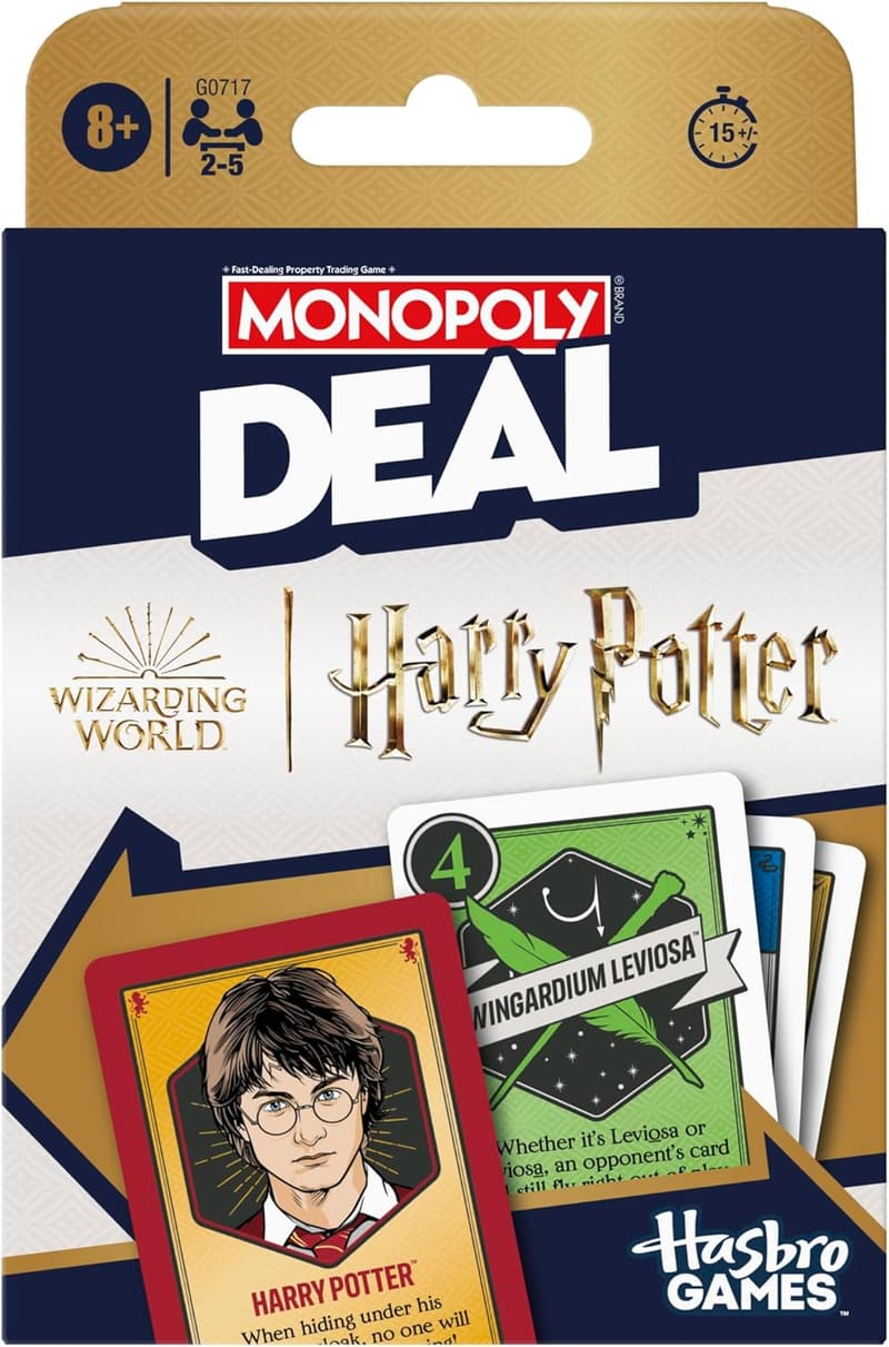 Harry Potter Monopoly Deal Card Game | Family Fun for Ages 8+