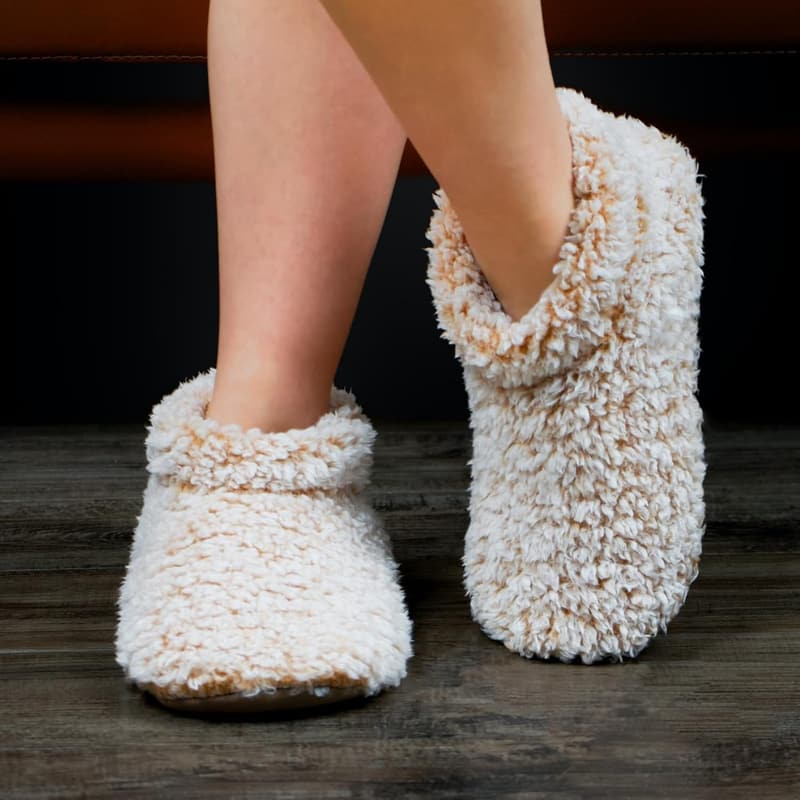 Warm Fuzzy Slippers for Women - Cozy Indoor Gripper Shoes