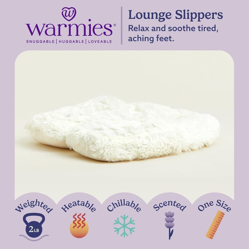 Cozy Microwaveable Plush Slippers for Women