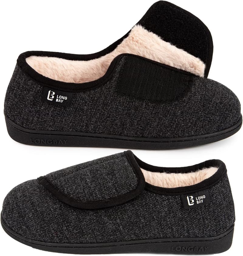 Adjustable Non-Slip Slippers for Women - Ideal for Swollen Feet