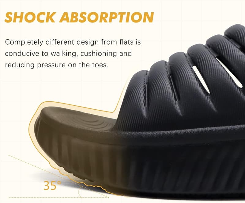 Women's Recovery Slides Sandals - Orthotic Support & Comfort