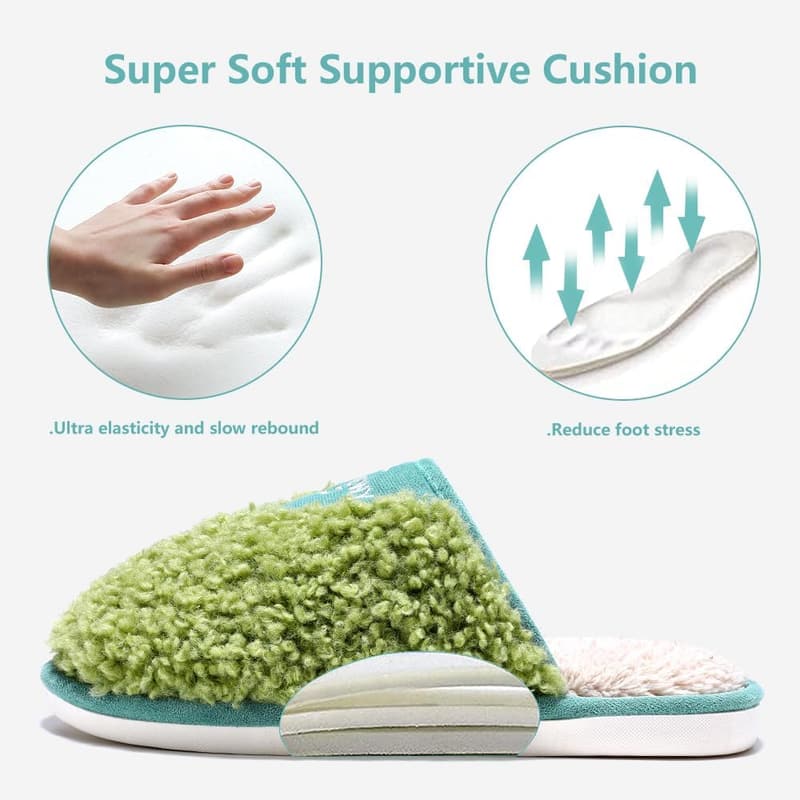 Cozy Memory Foam Non-Slip Slippers for Women - Christmas Gift