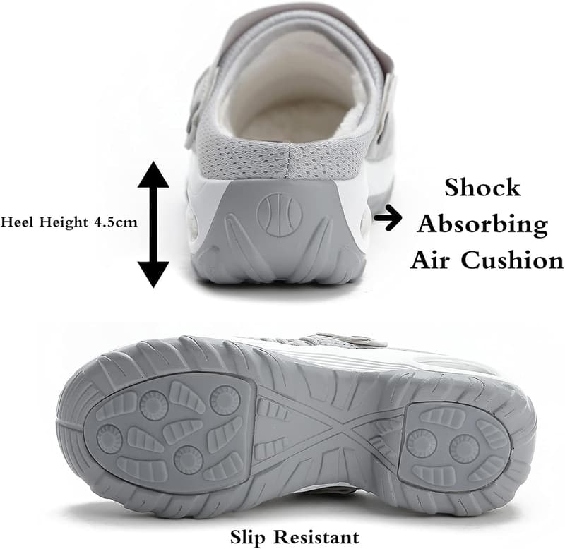 Lightweight Air Cushion Mesh Mules for Women - Summer Sandals