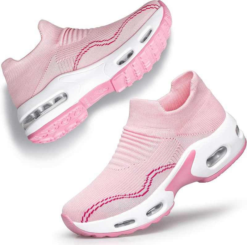 Women’s Casual Mesh Slip-On Sneakers with Air Cushion