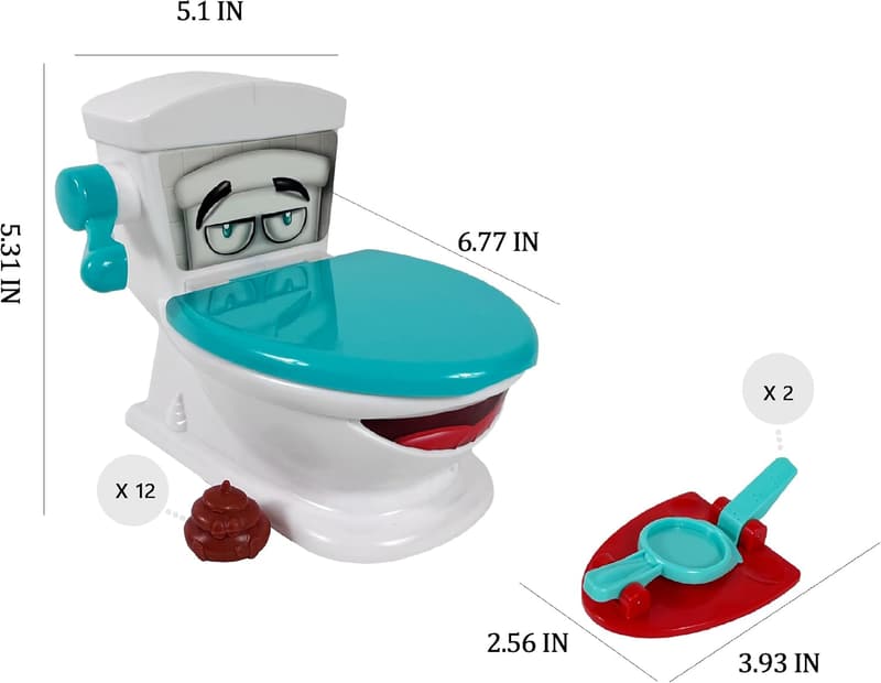 Poop Shoot Game - Fun Toilet Skill Game for Ages 4+