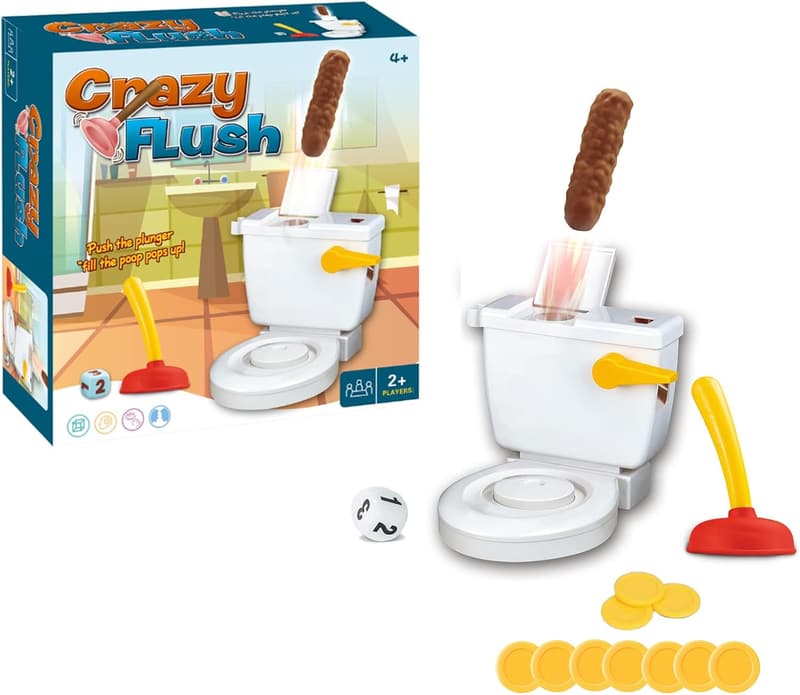 Interactive Poop Shoot Game for 2-6 Players | Funny Family Gift