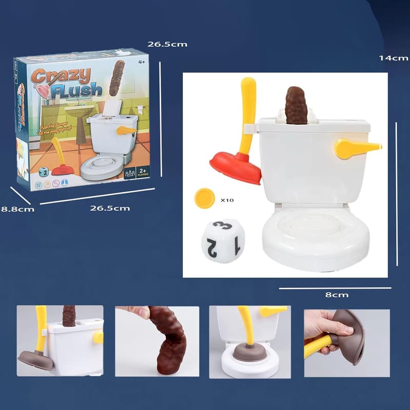 Interactive Poop Shoot Game for 2-6 Players | Funny Family Gift