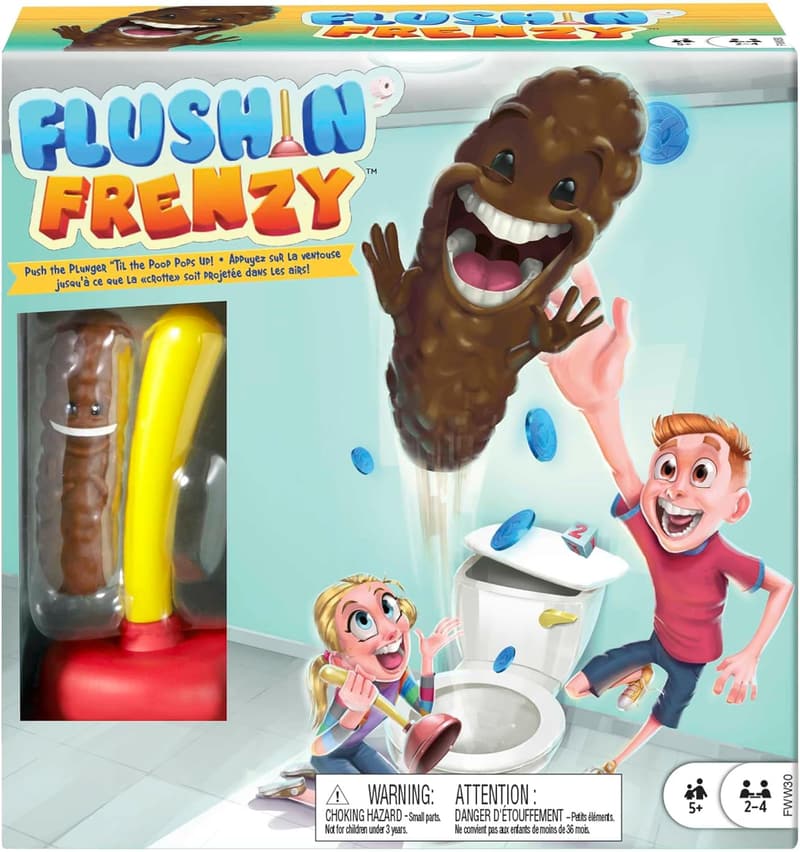 Flushin' Frenzy Family Game for Kids - 2-4 Players