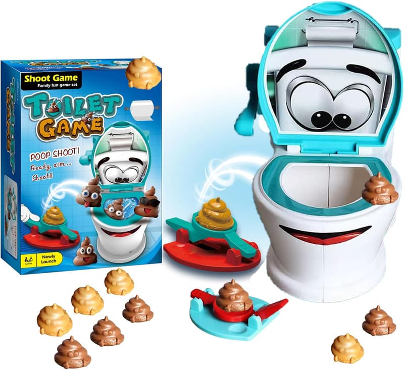 Interactive Poop Shoot Game for Family Fun Night