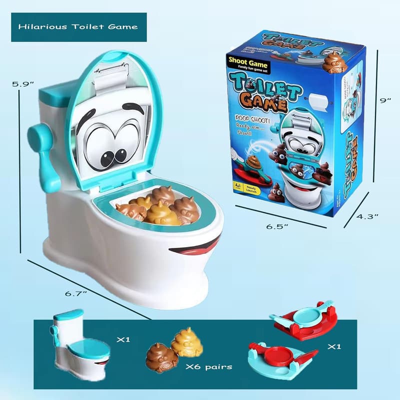 Interactive Poop Shoot Game for Family Fun Night