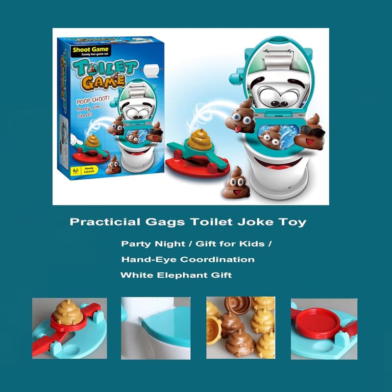 Interactive Poop Shoot Game for Family Fun Night