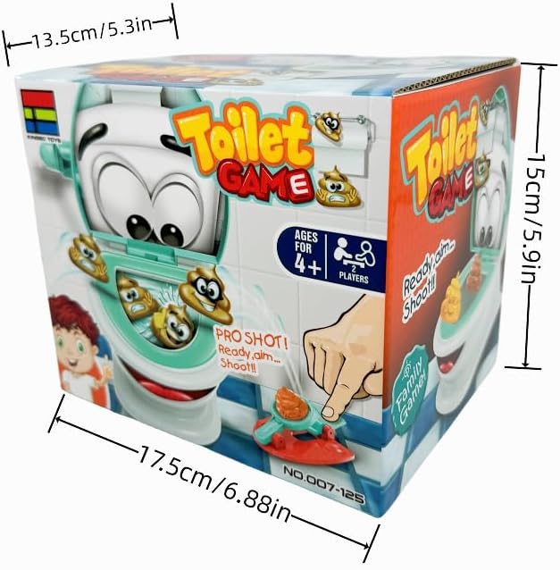 Kids Poop Family Game with Shooter and Catapults, Ages 4+