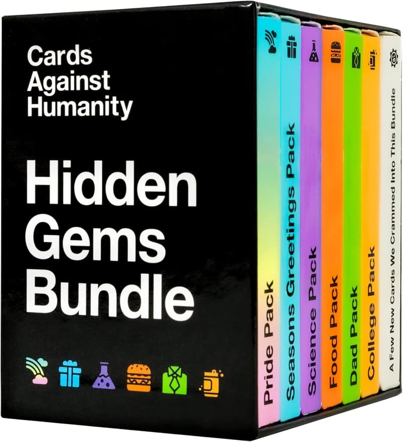 Cards Against Humanity: Hidden Gems Bundle with 16 Themed Cards