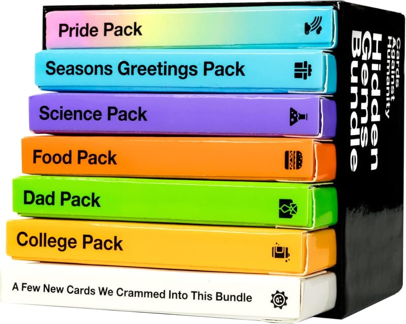 Cards Against Humanity: Hidden Gems Bundle with 16 Themed Cards