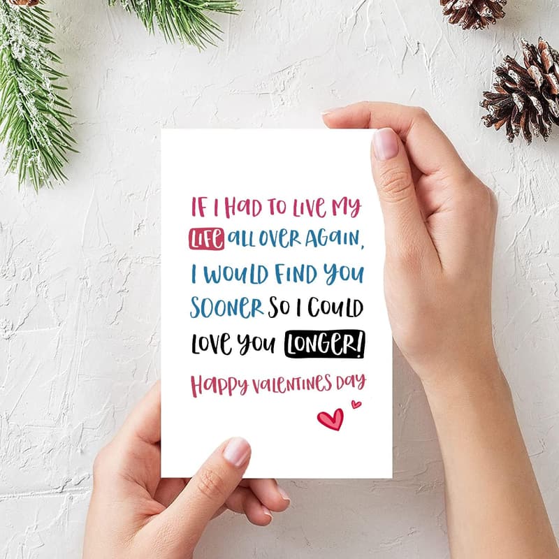 Valentine's Day Love Poem Card for Him/Her