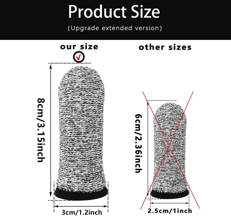 Reusable Anti-Cut Finger Covers for Work and Crafts (14 pcs)