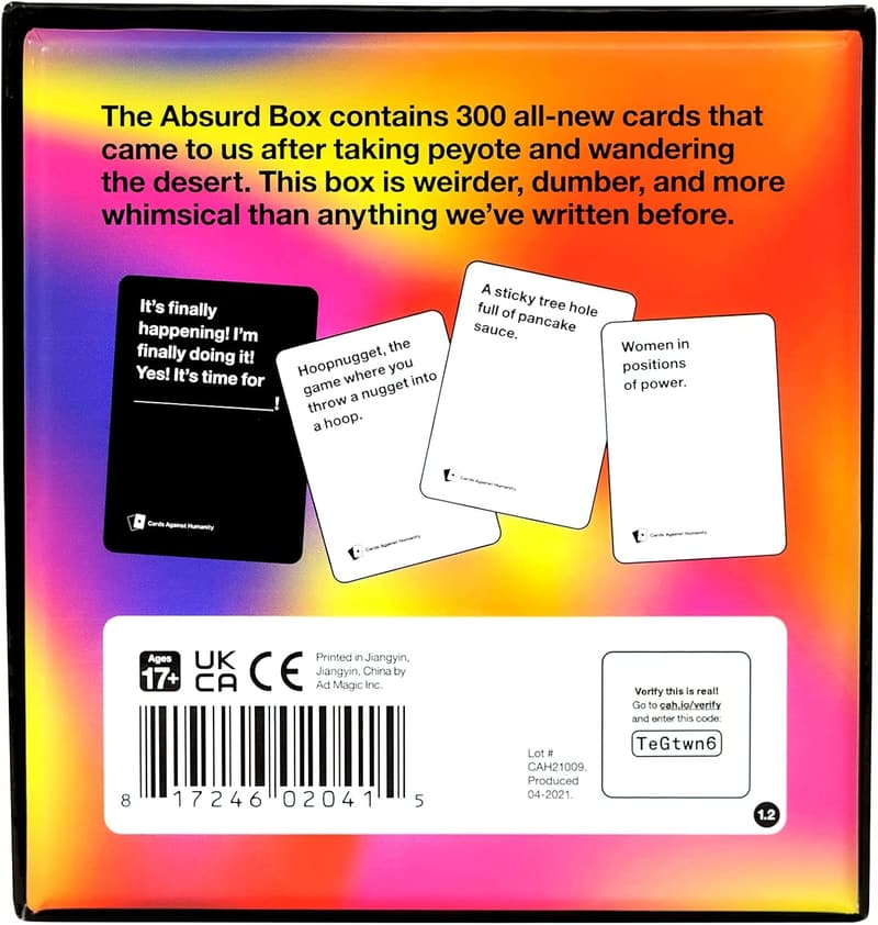 Cards Against Humanity: Absurd Box 300-Card Expansion