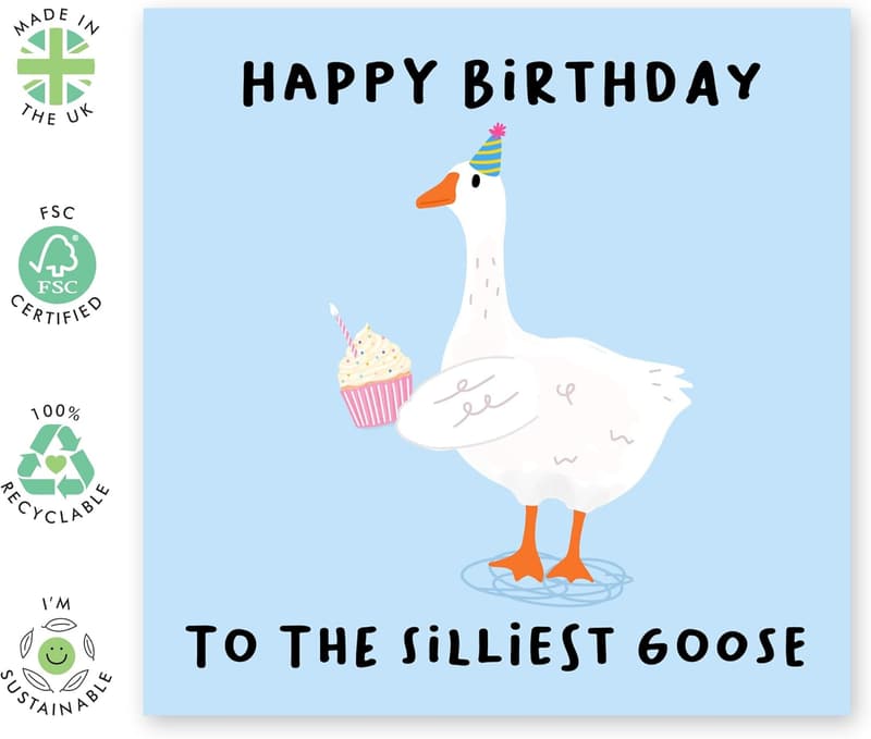 Silly Birthday Card for Her - 
