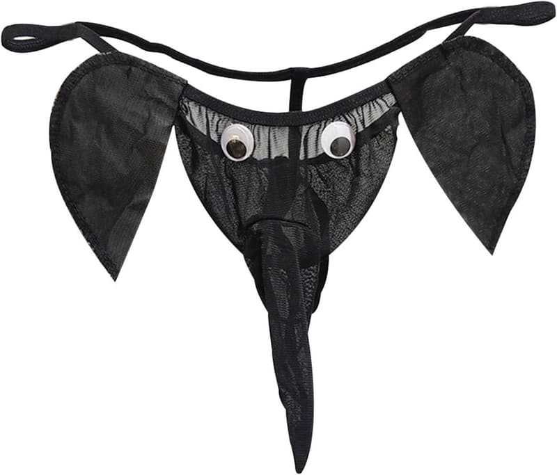 Funny Elephant G-String Underwear for Men - Gag Gift