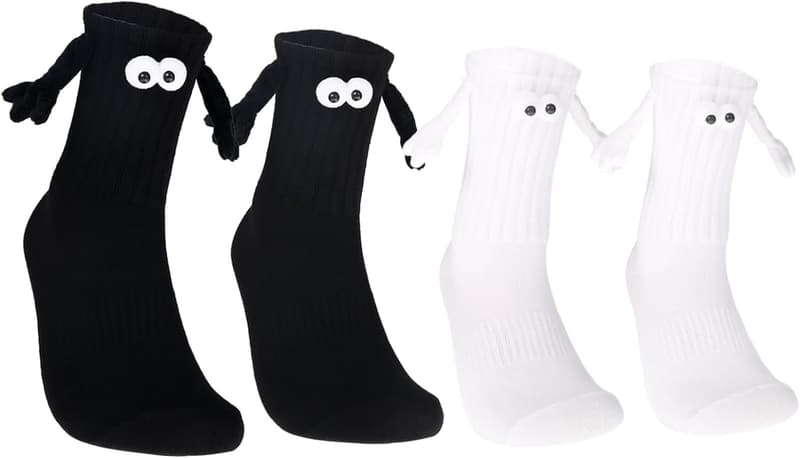 Funny Magnetic 3D Doll Socks for Couples’ Gifts