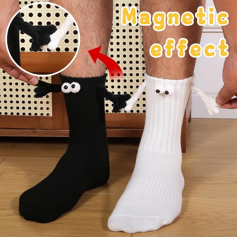 Funny Magnetic 3D Doll Socks for Couples’ Gifts