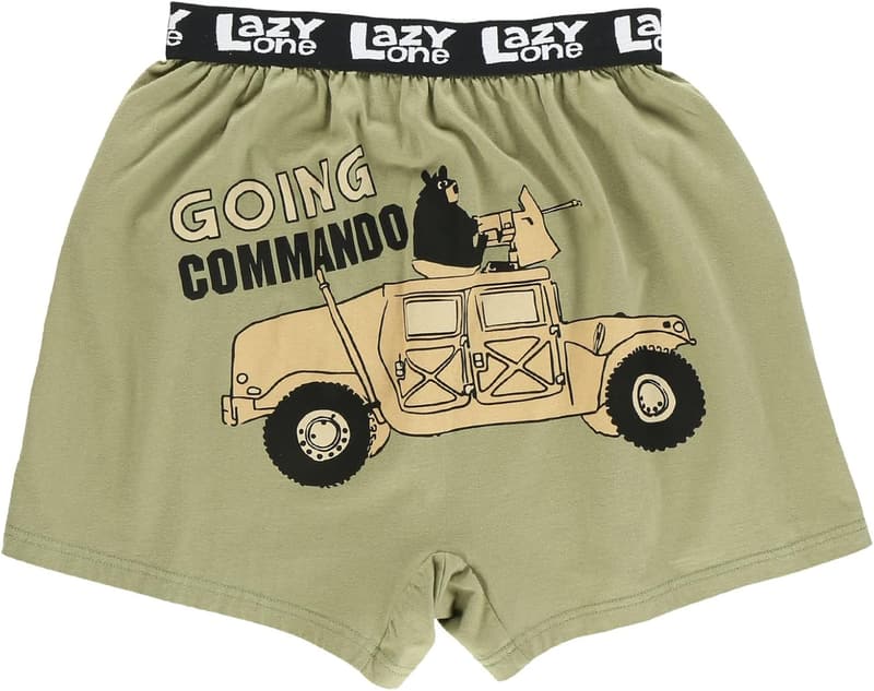 Funny Bear Boxer Shorts - Humorous Gag Gift for Men