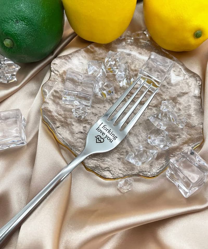 Anniversary Fork Gift for Couples - 