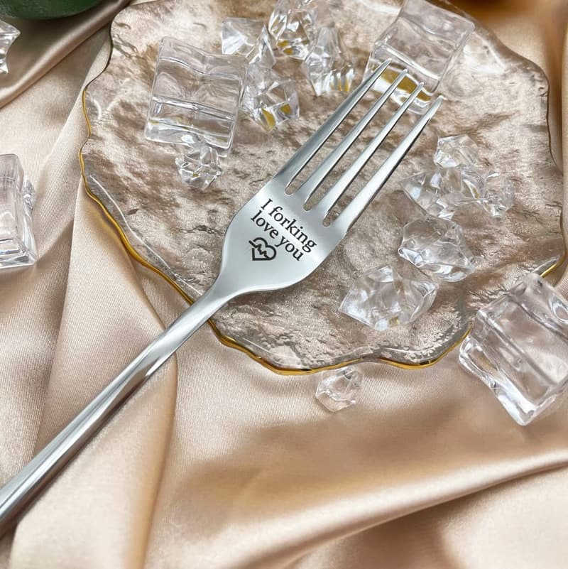 Anniversary Fork Gift for Couples - 