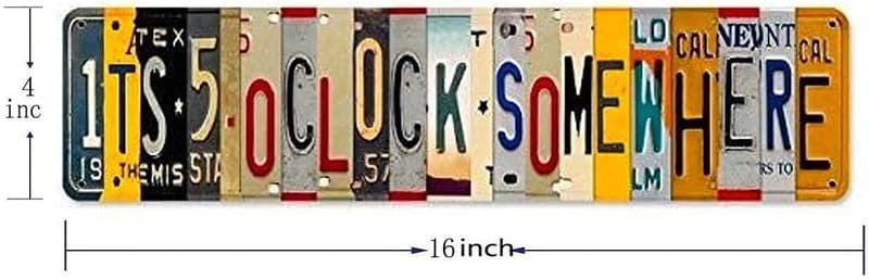 Funny Vintage Bar Sign - 