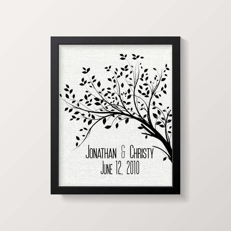 12th Anniversary Linen Gift for Wife