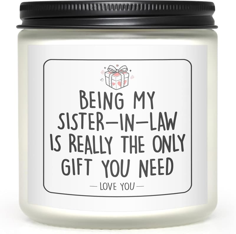 Funny Bride Lavender Soy Candle - Best Gift for Sister-in-Law
