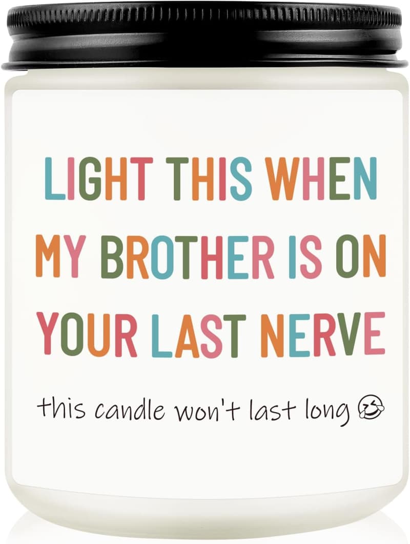 Funny Birthday Candle for Sister-in-Law - Unique Lavender Gift