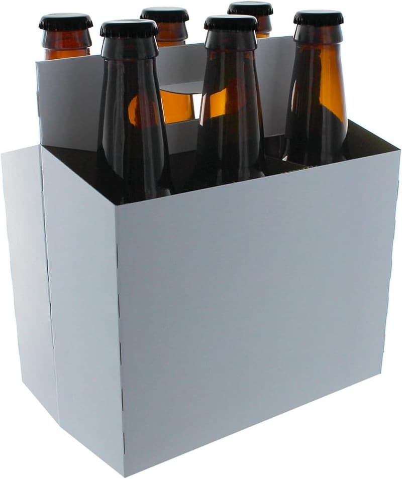 Beer Bottle Carrier Box Set for 12oz Bottles - 10 Pack
