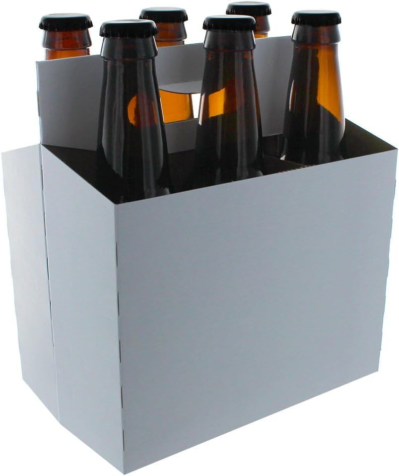 Beer Bottle Carrier Box Set for 12oz Bottles - 10 Pack