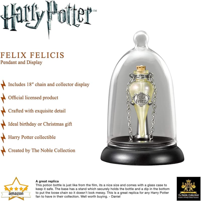 Harry Potter Felix Felicis Pendant by The Noble Collection