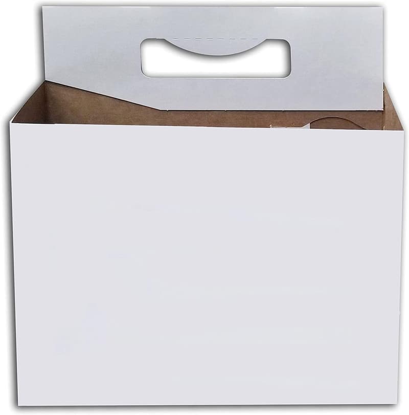 Cardboard Bottle Holder 6-Pack for 12-16oz Bottles